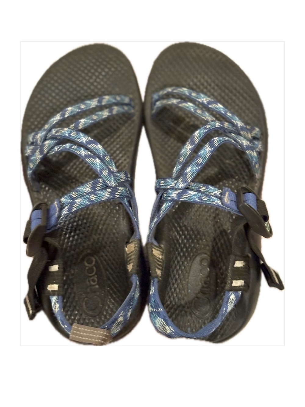 Chaco Blue Dual Strap Sandals